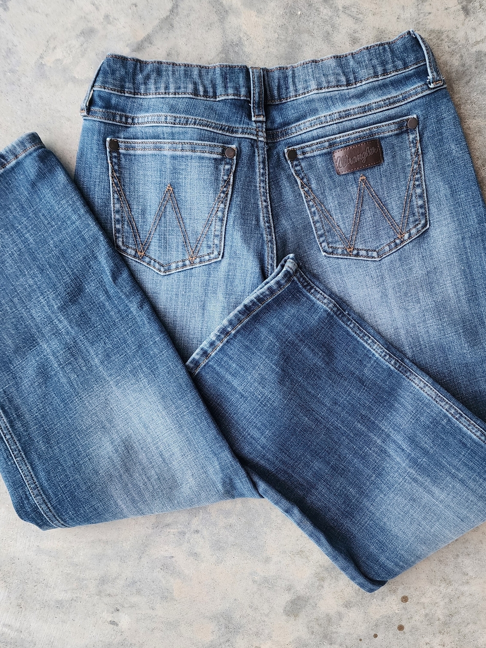 Wrangler Retro Bootcut Kids' Blue Jeans 14 HUSKY